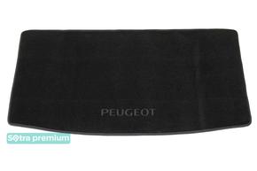 Двухслойные коврики Sotra Premium Black для Peugeot 206 (mkI)(седан)(багажник) 1998-2012