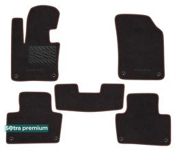 Двошарові килимки Sotra Premium Chocolate для Volvo XC90 (mkII)(гібрид)(1-2 ряд) 2015-2022