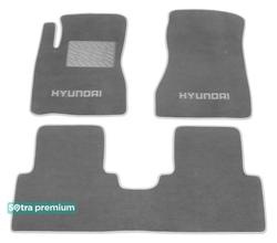 Двухслойные коврики Sotra Premium Grey для Hyundai Tucson (mkI) 2004-2014 - Фото 1