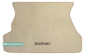 Двухслойные коврики Sotra Premium Beige для Suzuki Baleno (mkI)(седан)(багажник) 1995-1999