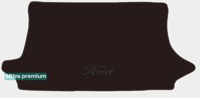 Двухслойные коврики Sotra Premium Chocolate для Ford Fiesta (mkV)(5-дв.)(багажник) 2002-2008