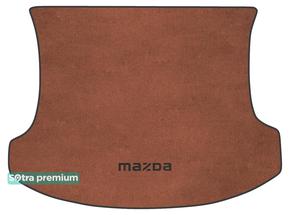 Двухслойные коврики Sotra Premium Terracot для Mazda CX-7 (mkI)(багажник) 2006-2012