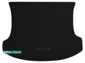 Двухслойные коврики Sotra Classic Black для Mazda CX-7 (mkI)(багажник) 2006-2012