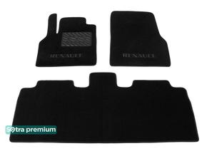 Двухслойные коврики Sotra Premium Black для Renault Espace (mkIV)(1-2 ряд) 2002-2014