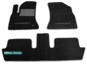 Двошарові килимки Sotra Classic Black для Citroen C4 Picasso (mkI)(1-2 ряд) 2006-2013 - Фото 1