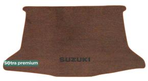 Двухслойные коврики Sotra Premium Chocolate для Suzuki SX4 (mkI)(багажник) 2006-2014