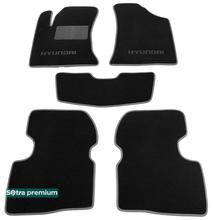Двухслойные коврики Sotra Premium Black для Hyundai Elantra (mkIV) 2006-2010 - Фото 1