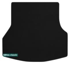 Двошарові килимки Sotra Classic 7mm Black для Genesis G80 (mkI); Hyundai Genesis (mkII)(седан)(багажник) 2015-2020
