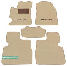 Двухслойные коврики Sotra Premium Beige для Mazda 6 (mkI) 2002-2007 - Фото 1