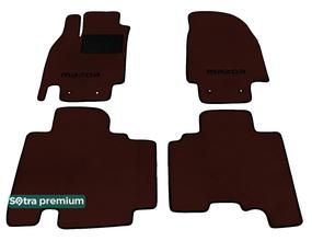 Двошарові килимки Sotra Premium Chocolate для Mazda CX-9 (mkI)(1-2 ряд) 2007-2015