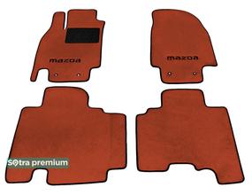 Двошарові килимки Sotra Premium Terracotta для Mazda CX-9 (mkI)(1-2 ряд) 2007-2015 - Фото 1