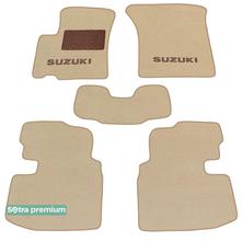 Двухслойные коврики Sotra Premium Beige для Suzuki Swift (mkIV) 2005-2010 - Фото 1