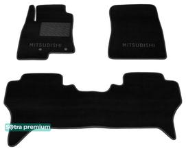 Двухслойные коврики Sotra Premium Black для Mitsubishi Pajero (mkIV)(5-дв.) 2006-2021 - Фото 1
