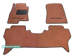 Двухслойные коврики Sotra Premium Terracot для Mitsubishi Pajero (mkIV)(5-дв.) 2006-2021