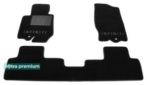 Двошарові килимки Sotra Premium 10mm Black для Infiniti FX / QX70 (mkII) 2009-2017 - Фото 1