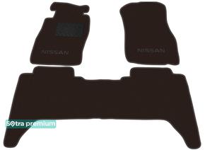 Двухслойные коврики Sotra Premium Chocolate для Nissan Patrol (mkV)(Y61)(5-дв.) 1997-2009