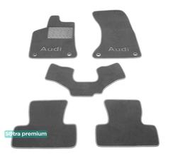 Двухслойные коврики Sotra Premium Grey для Audi Q5/SQ5 (mkI) 2008-2016