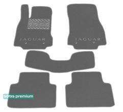 Двухслойные коврики Sotra Premium Grey для Jaguar XF (mkI)(4 люверса) 2008-2015