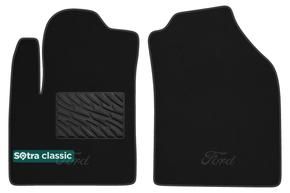 Двошарові килимки Sotra Classic 7mm Black для Ford Tourneo / Transit Connect (mkI)(1 ряд) 2002-2013 - Фото 1