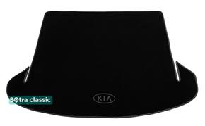 Двошарові килимки Sotra Classic 7mm Black для Kia Sorento (mkII)(7 мест)(багажник) 2009-2015