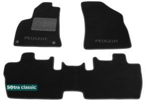 Двошарові килимки Sotra Classic Black для Peugeot 3008 (mkI) / 5008 (mkI) 2008-2016 - Фото 1