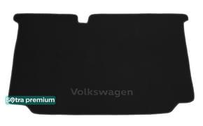 Двухслойные коврики Sotra Premium Black для Volkswagen Polo (mkV)(хетчбек)(багажник) 2009-2017