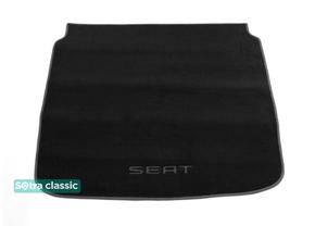 Двухслойные коврики Sotra Classic Black для Seat Altea XL (mkI)(хетчбек)(багажник) 2010-2015