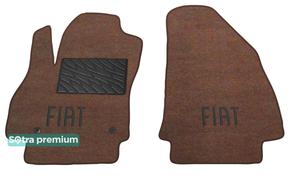 Двухслойные коврики Sotra Premium Chocolate для Fiat Qubo / Fiorino (mkIII)(1 ряд) 2007-2021