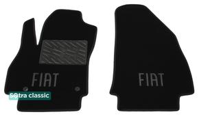 Двошарові килимки Sotra Classic 7mm Black для Fiat Qubo / Fiorino (mkIII)(1 ряд) 2007-2021 - Фото 1