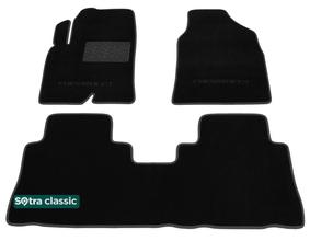 Двошарові килимки Sotra Classic Black для Chevrolet Captiva (mkI)(1-2 ряд) 2010-2018 - Фото 1