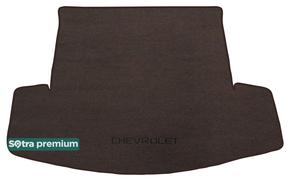 Двошарові килимки Sotra Premium Chocolate для Chevrolet Captiva (mkI)(складений 3 ряд)(багажник) 2010-2018