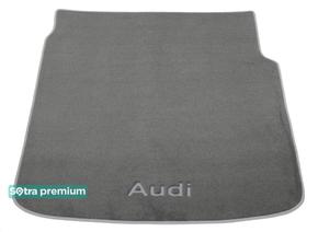 Двухслойные коврики Sotra Premium Grey для Audi A7/S7/RS7 (mkI)(багажник) 2010-2018