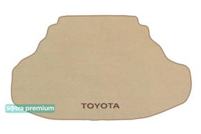 Двошарові килимки Sotra Premium Beige для Toyota Camry (mkVII)(XV50)(EU)(багажник) 2011-2017