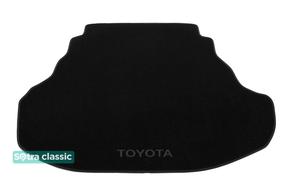 Двошарові килимки Sotra Classic 7mm Black для Toyota Camry (mkVII)(XV50)(EU)(багажник) 2011-2017