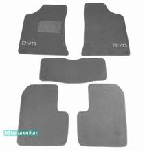 Двухслойные коврики Sotra Premium Grey для BYD F3 (mkI) 2005-2014