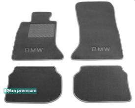 Двошарові килимки Sotra Premium Grey для BMW 5-series (F10; F11)(задній привід) 2010-2013 / (повний привід) 2010-2016