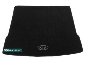 Двухслойные коврики Sotra Classic Black для Kia Mohave (mkI)(сложенный 3 ряд)(багажник) 2008-2019 - Фото 1