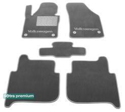 Двошарові килимки Sotra Premium 10mm Grey для Volkswagen Touran (mkI)(1-2 ряд) 2003-2015