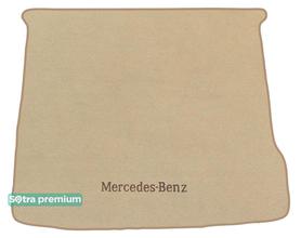 Двухслойные коврики Sotra Premium Beige для Mercedes-Benz M/GLE-Class (W166)(багажник) 2011-2019