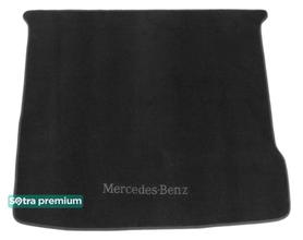 Двухслойные коврики Sotra Premium Black для Mercedes-Benz M/GLE-Class (W166)(багажник) 2011-2019