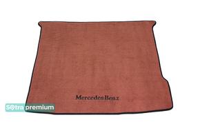 Двухслойные коврики Sotra Premium Terracot для Mercedes-Benz M/GLE-Class (W166)(багажник) 2011-2019