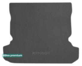 Двошарові килимки Sotra Premium Grey для Mitsubishi Pajero (mkIII-mkIV)(5-дв.)(багажник) 1999-2021 - Фото 1