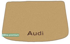 Двухслойные коврики Sotra Premium Beige для Audi A1/S1 (mkI)(багажник) 2010-2018