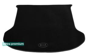 Двухслойные коврики Sotra Premium Black для Kia Sorento (mkII)(5 мест)(багажник) 2012-2015 - Фото 1