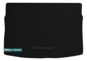 Двухслойные коврики Sotra Classic Black для Volkswagen Golf (mkVII)(хетчбек)(багажник) 2012-2020