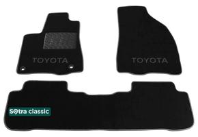 Двошарові килимки Sotra Classic Black для Toyota Highlander (mkIII) 2013-2019 - Фото 1