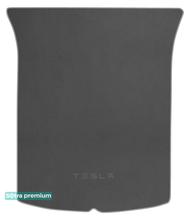 Двухслойные коврики Sotra Premium Grey для Tesla Model 3 (mkI)(багажник) 2017-11/2020