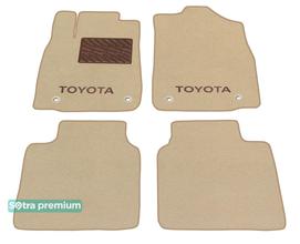 Двухслойные коврики Sotra Premium Beige для Toyota Avalon (mkIV) 2012-2018