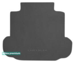 Двухслойные коврики Sotra Premium Grey для Chrysler 200 (mkII)(багажник) 2015-2017