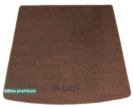 Двухслойные коврики Sotra Premium Chocolate для Audi Q7 (mkI)(багажник) 2006-2014